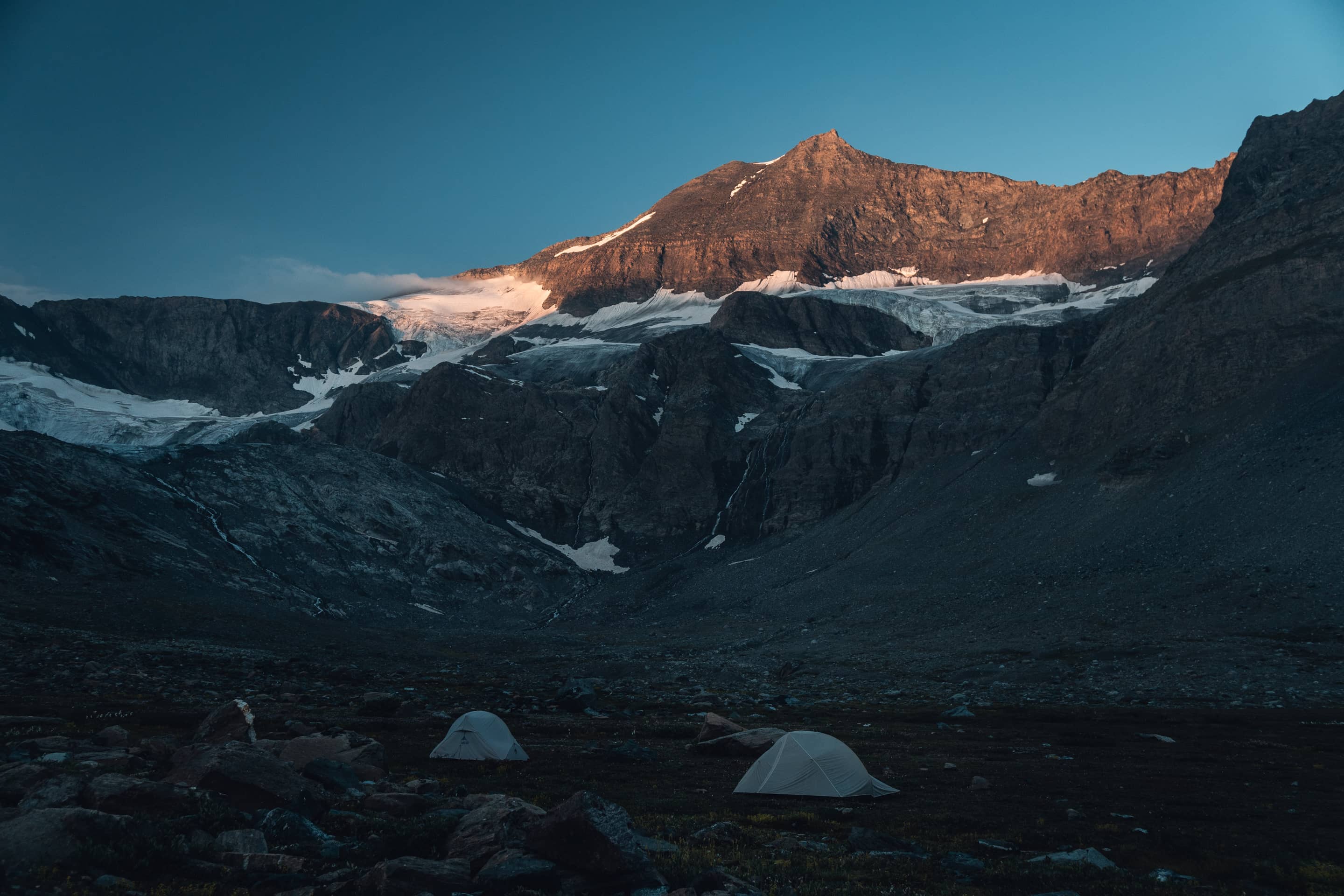 Hiking across the Graian Alps