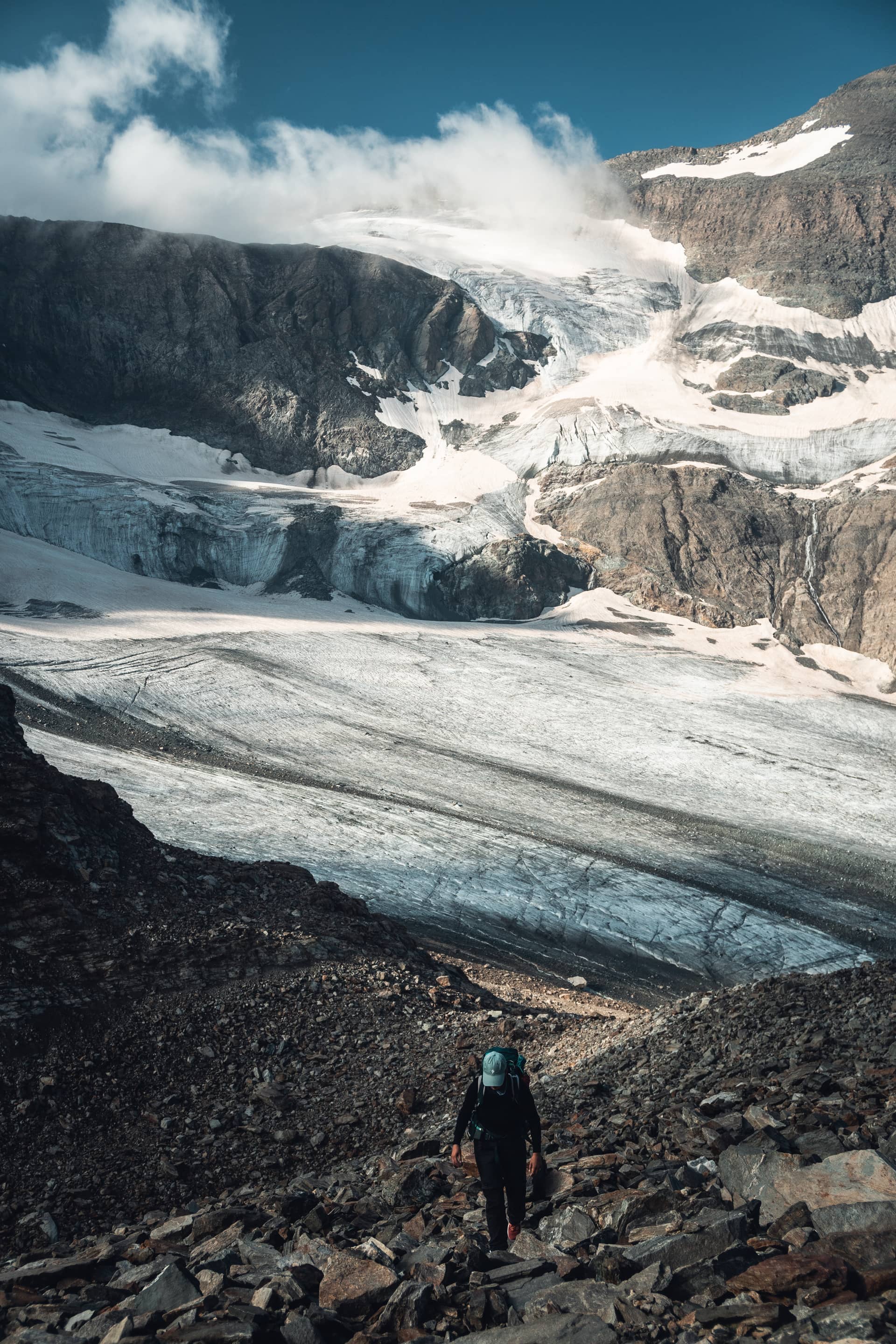 Hiking across the Graian Alps