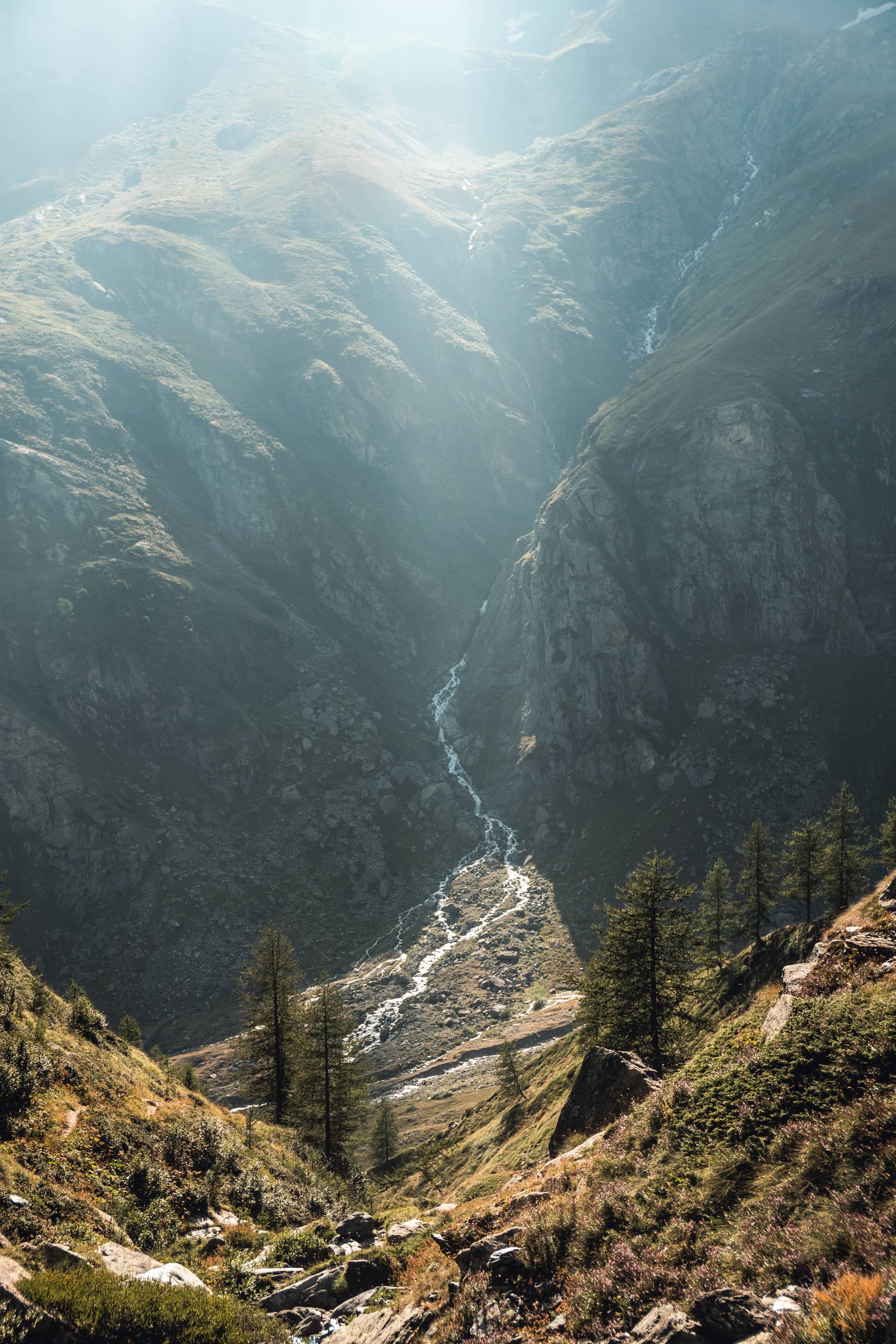 Hiking across the Graian Alps