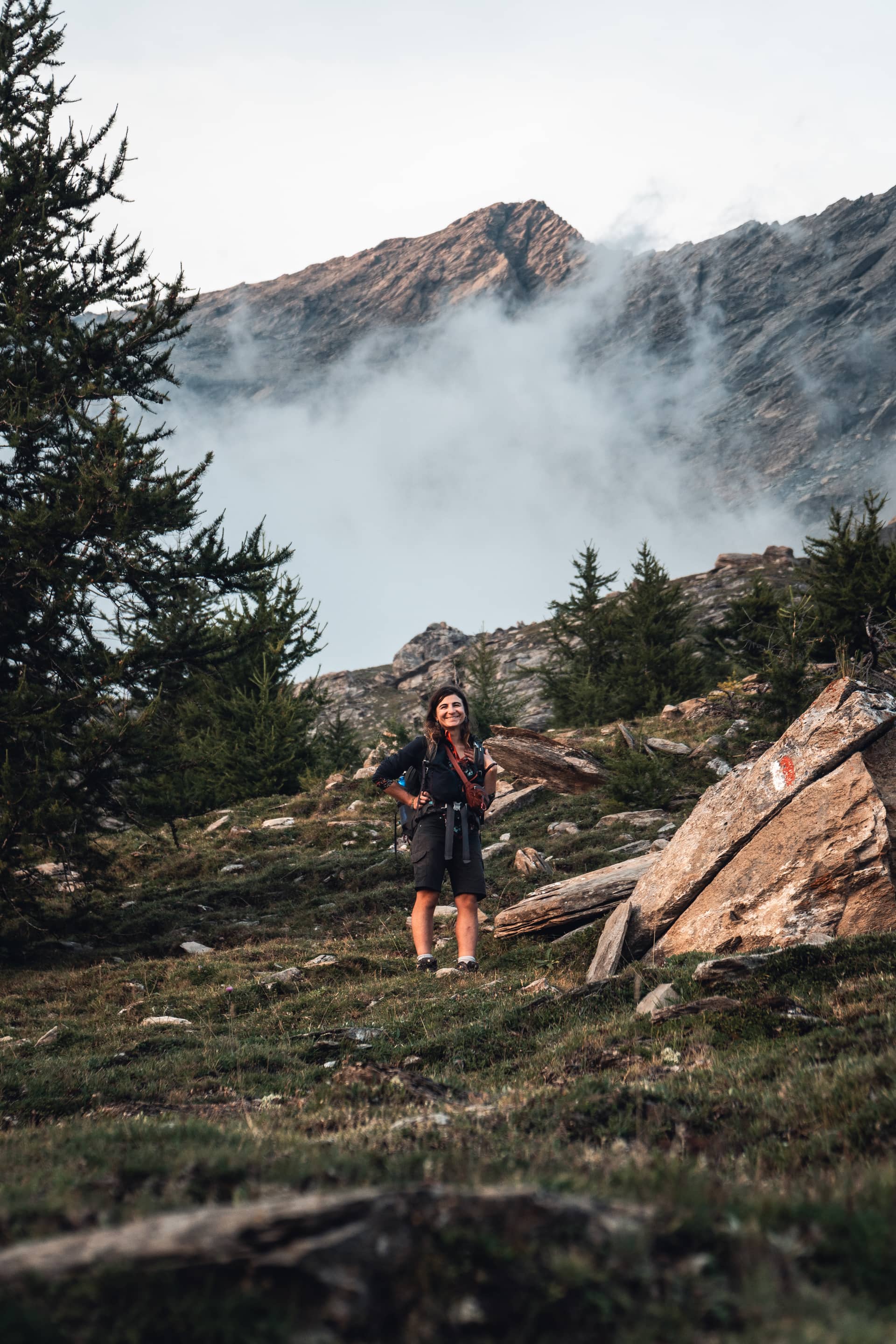 Hiking across the Graian Alps